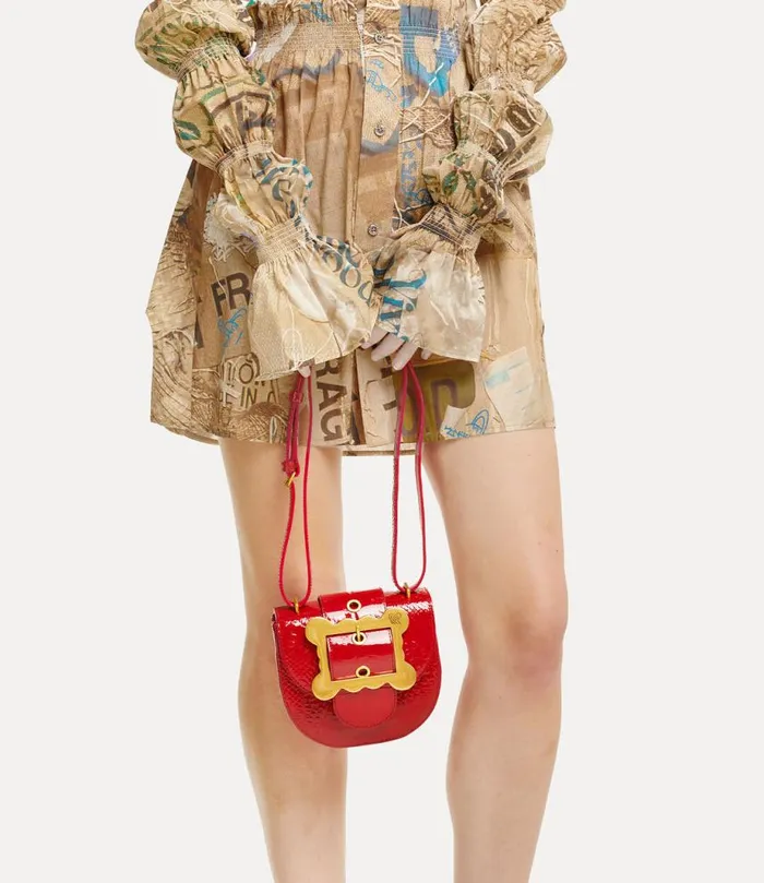 Women Jodie Saddle Bag Red Vivienne Westwood Handbags