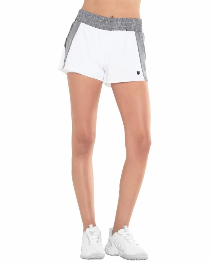 Women KSwiss Shorts and Pants TRAINER SHORT3034 Whiteblack
