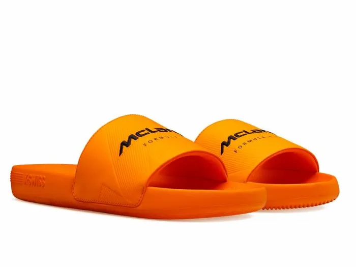Women KSwiss Slides and Sandals SLIDE SANDAL X MCLAREN Papaya