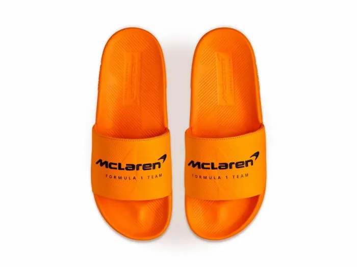 Women KSwiss Slides and Sandals SLIDE SANDAL X MCLAREN Papaya