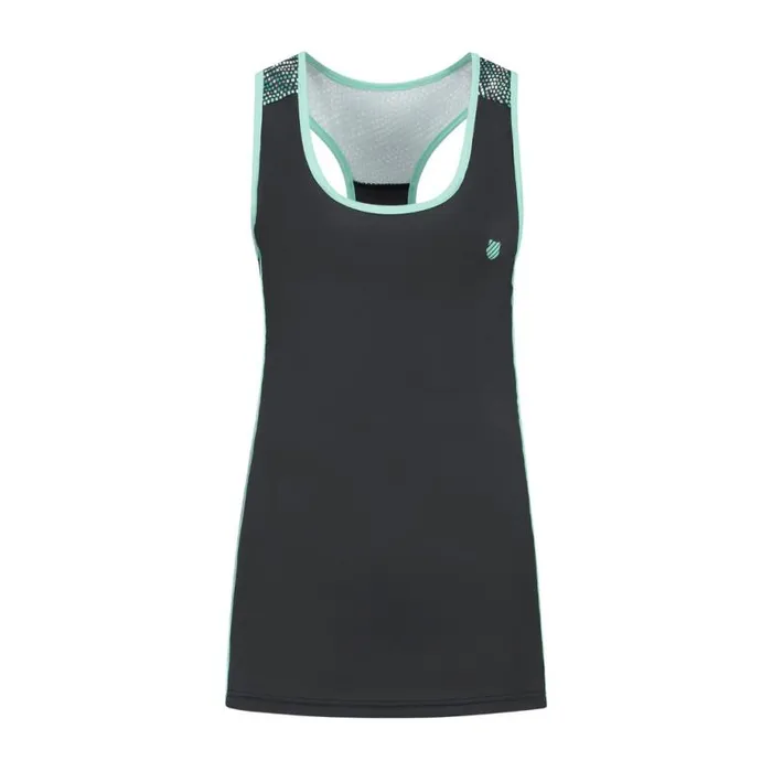 Women KSwiss TShirts and Tops WOMENS HYPERCOURT SPEED TANK Limo Black Aruba