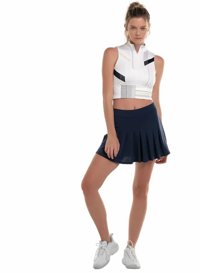 Women KSwiss Tennis ACCELERATE CROP TANK Meteorite
