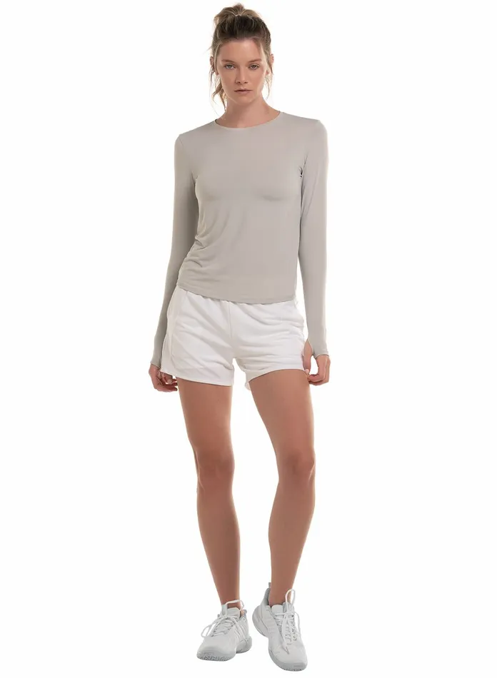 Women KSwiss Tennis and Pickleball VOLLEY LS Meteorite