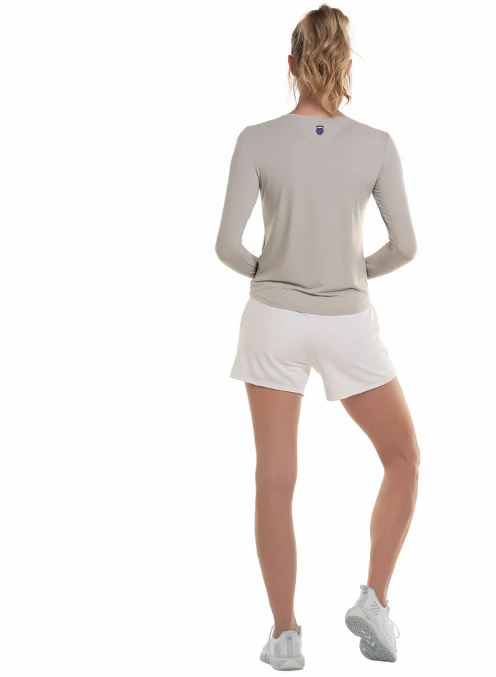 Women KSwiss Tennis and Pickleball VOLLEY LS Meteorite