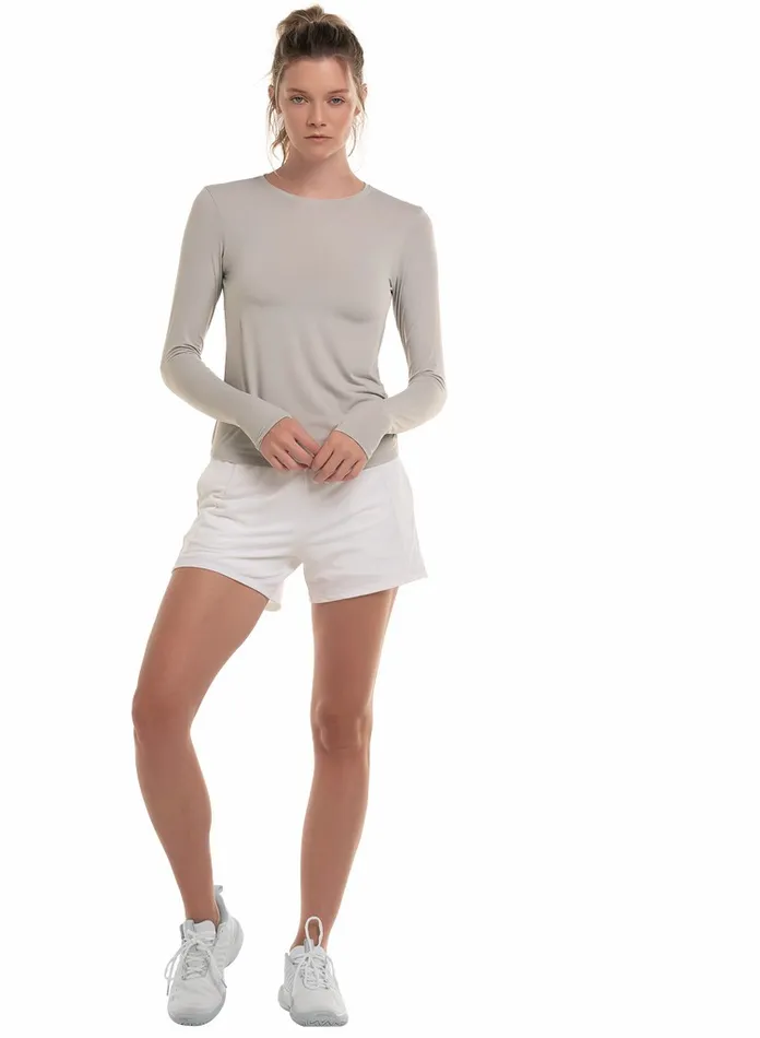 Women KSwiss Tennis and Pickleball VOLLEY LS Meteorite