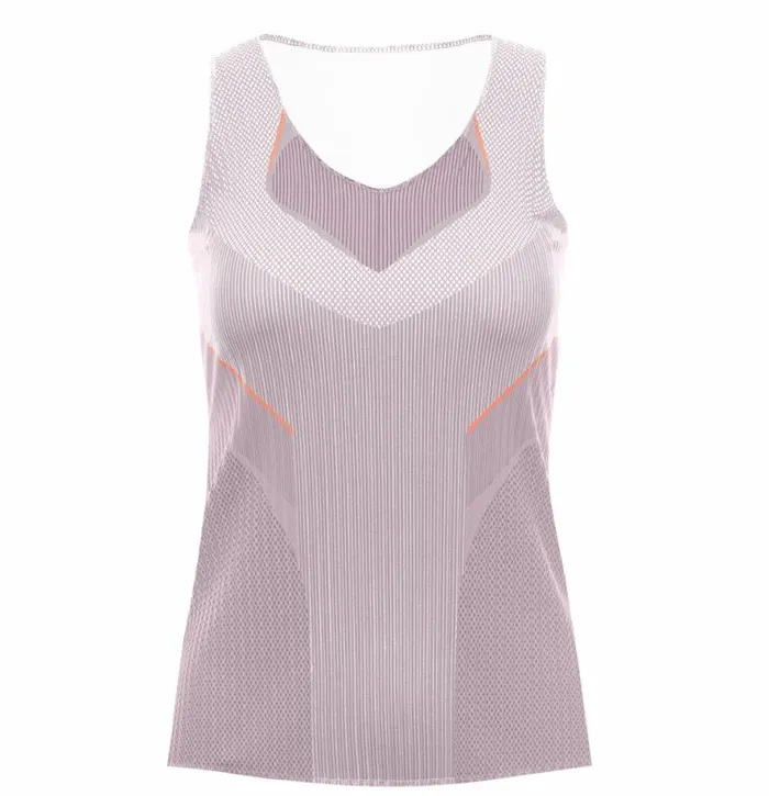 Women KSwiss Tennis PLEATED VNECK TANK Plum