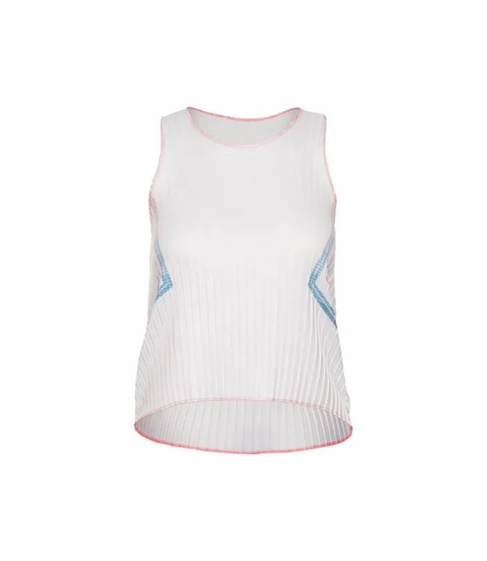 Women KSwiss Tennis SCULPT PLEATED TANK White