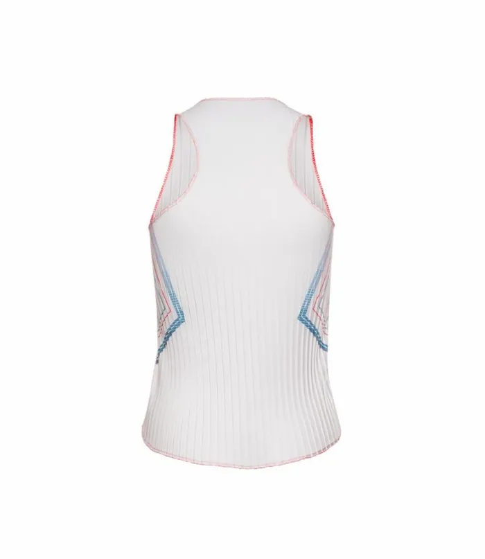 Women KSwiss Tennis SCULPT PLEATED TANK White