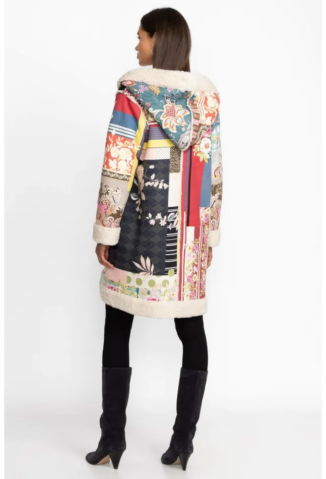 Women Kerry Suede Coat Multi Johnny Was Outerwear