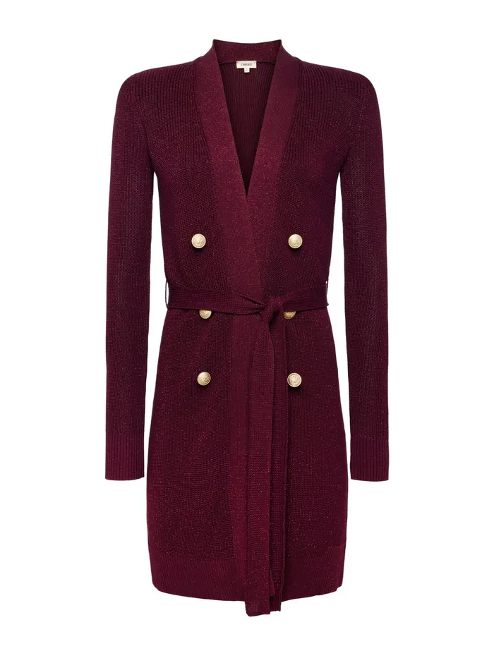 Women L039Agence Blazers and Jackets New Noe DoubleBreasted Cardigan Dark Wine Women L039Agence Blazers and Jackets New Noe DoubleBreasted Cardigan Dark Wine