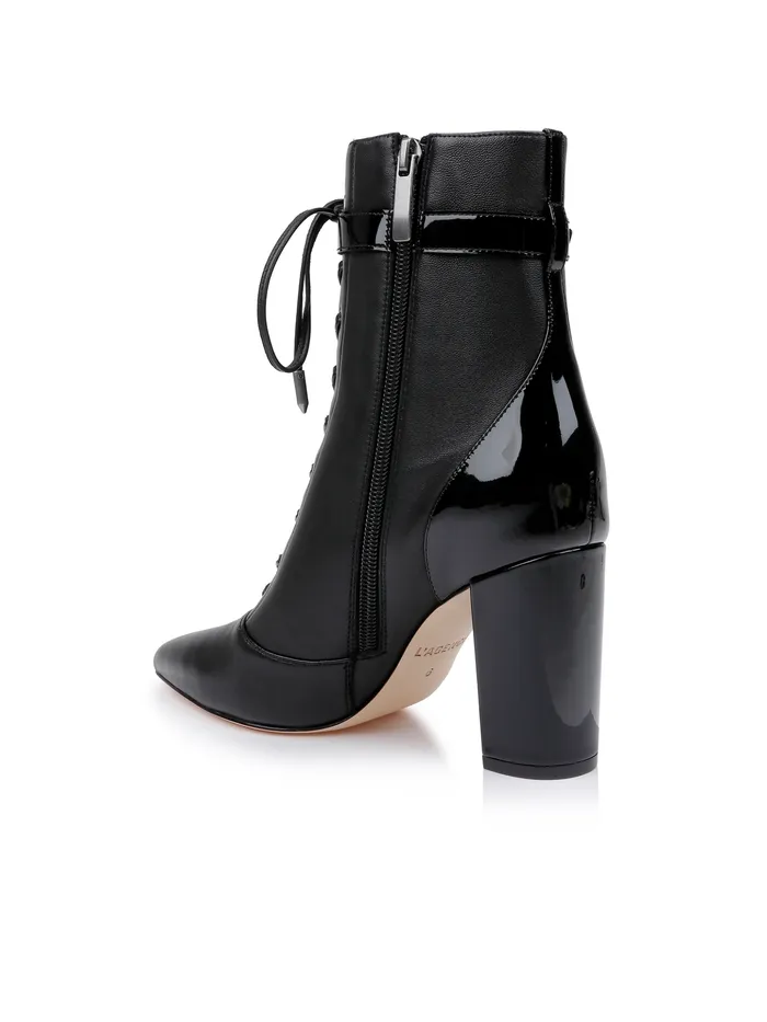 Women L039Agence Boots and Booties New Elegante Leather Bootie Black Leather Women L039Agence Boots and Booties New Elegante Leather Bootie Black Leather