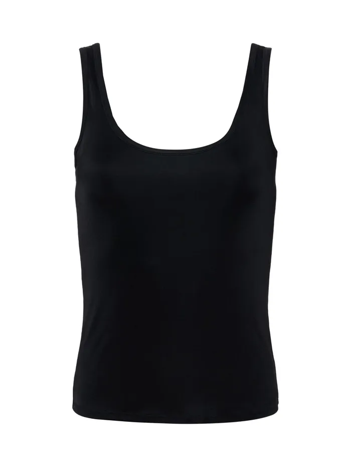 Women L039Agence Camisoles and Tanks Chrissy Scoopneck Tank Black Women L039Agence Camisoles and Tanks Chrissy Scoopneck Tank Black