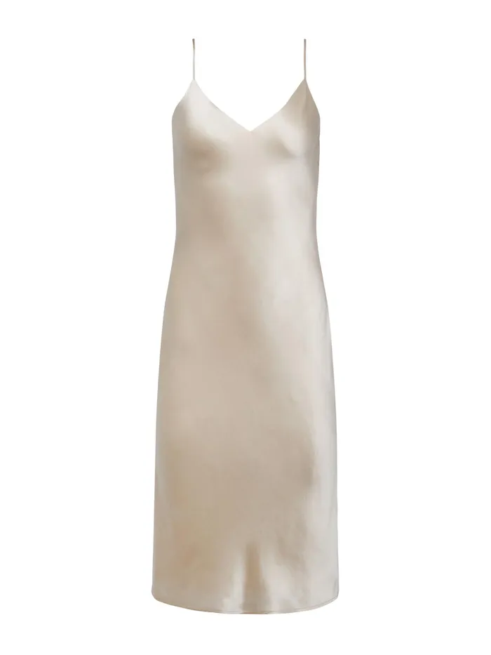 Women L039Agence Dresses and Jumpsuits Jodie Silk Slip Dress Champagne Women L039Agence Dresses and Jumpsuits Jodie Silk Slip Dress Champagne