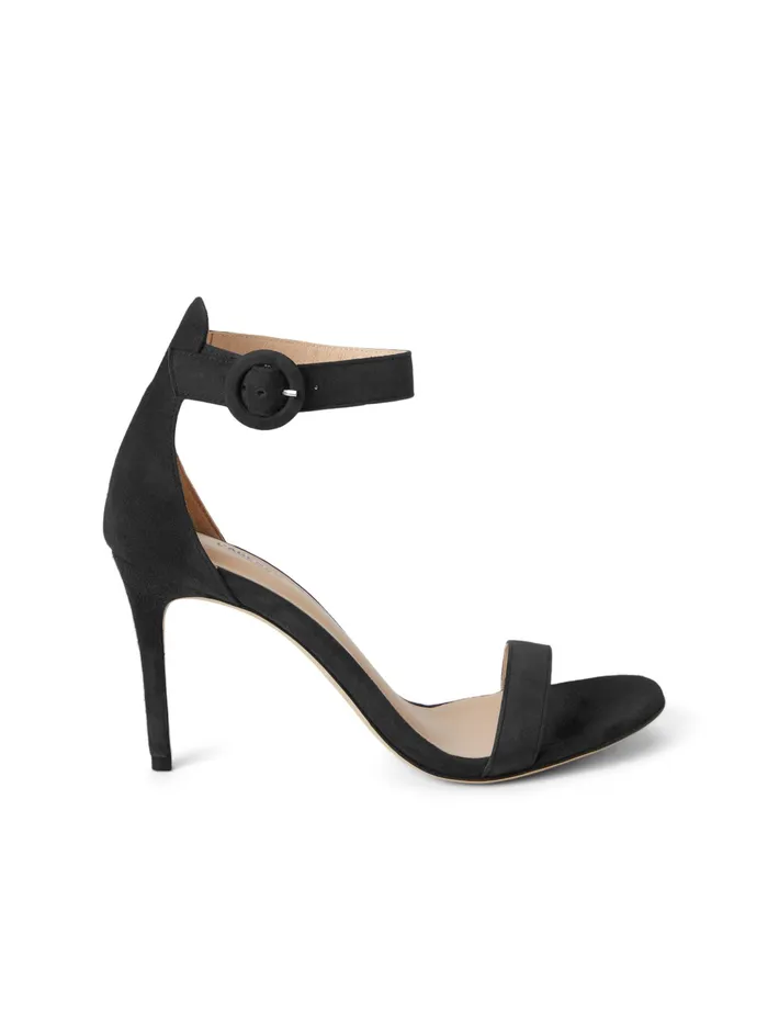 Women L039Agence Heels Gisele Sandal Black Suede