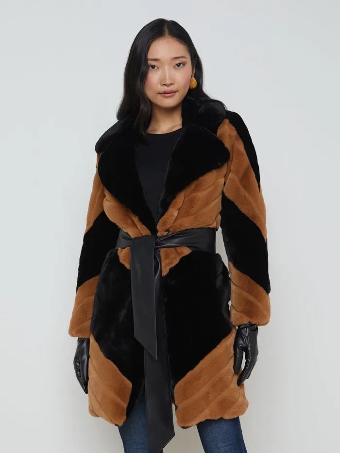 Women L039Agence Outerwear New Zoya Coat Blackbiscotti