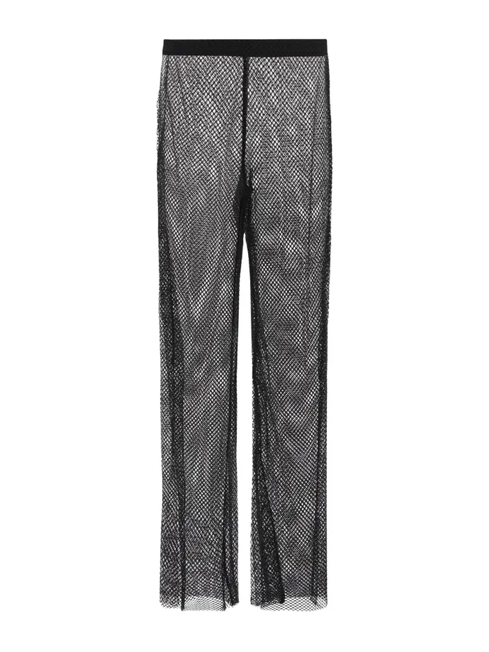 Women L039Agence Swimwear Noemi Mesh CoverUp Pant Black Women L039Agence Swimwear Noemi Mesh CoverUp Pant Black