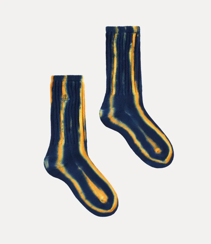 Women Ladies Sock Orangepurple Vivienne Westwood Socks And Tights