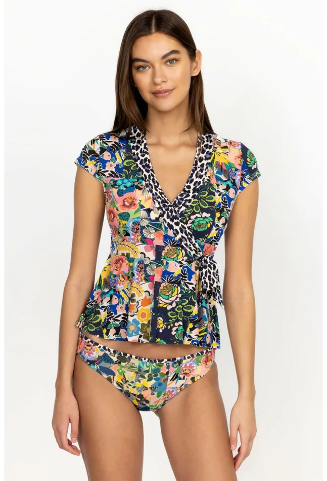 Women Layla Wrap Tankini Layla Johnny Was TwoPieces