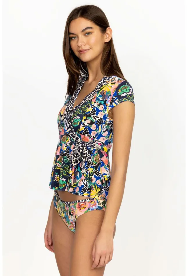 Women Layla Wrap Tankini Layla Johnny Was TwoPieces