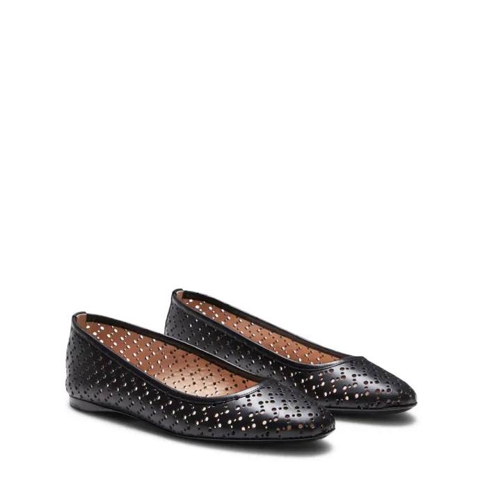 Women Leather Ballet Flat Black Fratelli Rossetti Flat Shoes Women Leather Ballet Flat Black Fratelli Rossetti Flat Shoes