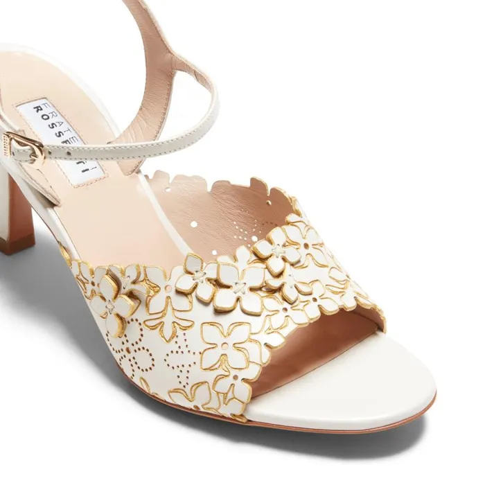 Women Leather Sandal Ivory Fratelli Rossetti Sandals Women Leather Sandal Ivory Fratelli Rossetti Sandals
