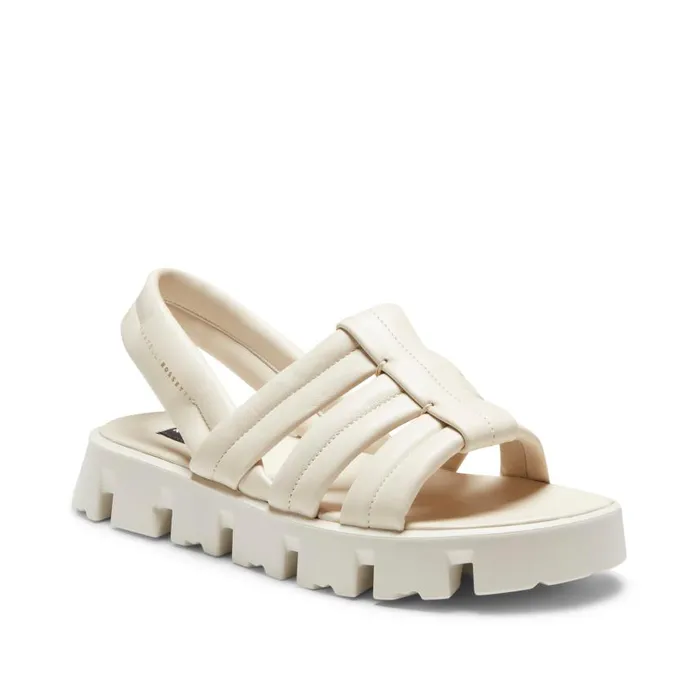 Women Leather Sandal Milk White Fratelli Rossetti Sandals