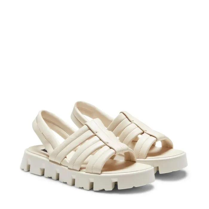 Women Leather Sandal Milk White Fratelli Rossetti Sandals Women Leather Sandal Milk White Fratelli Rossetti Sandals