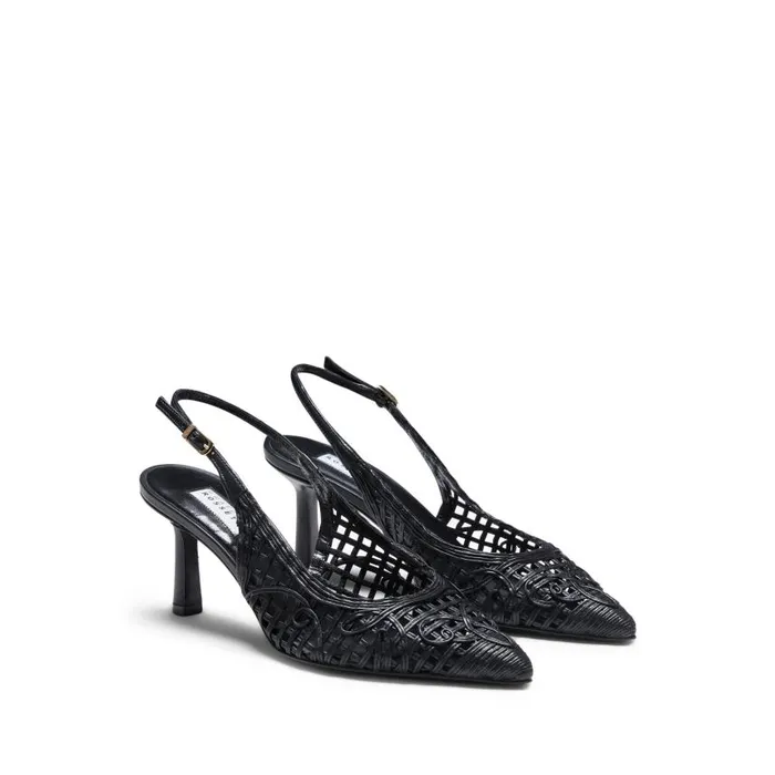 Women Leather Slingback Sandal Black Fratelli Rossetti Dcollet Women Leather Slingback Sandal Black Fratelli Rossetti Dcollet