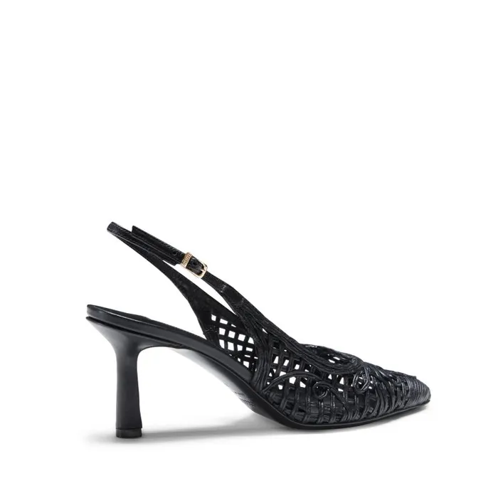 Women Leather Slingback Sandal Black Fratelli Rossetti Dcollet Women Leather Slingback Sandal Black Fratelli Rossetti Dcollet