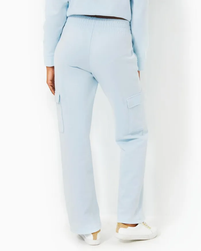 Women Lilly Pulitzer Bottoms 31034 Alandra Knit Pant Pastel Lunar Blue Women Lilly Pulitzer Bottoms 31034 Alandra Knit Pant Pastel Lunar Blue