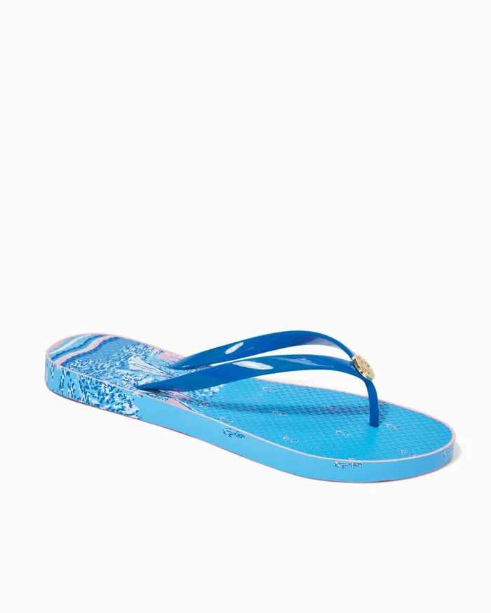 Women Lilly Pulitzer Swim Pool Flip Flop Conch Shell Pink Lets Go Bananas Shoe Women Lilly Pulitzer Swim Pool Flip Flop Conch Shell Pink Lets Go Bananas Shoe