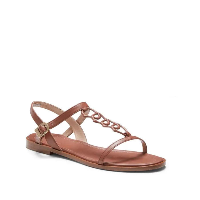 Women Magenta Leather Sandal Almond Fratelli Rossetti Sandals