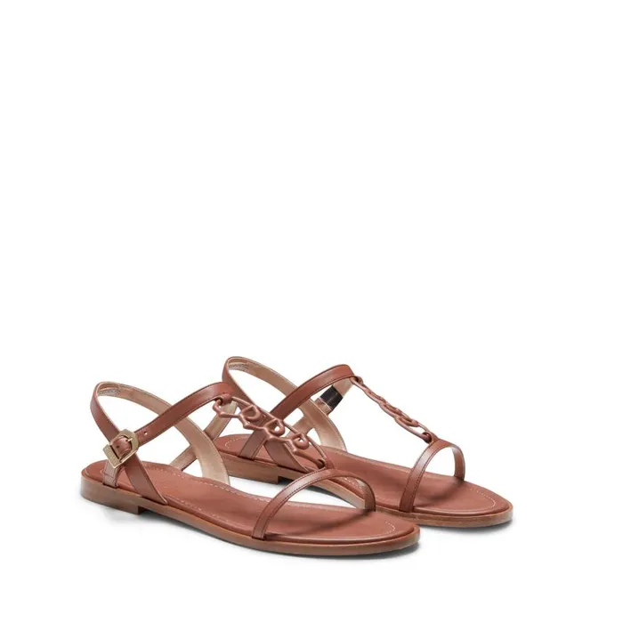 Women Magenta Leather Sandal Almond Fratelli Rossetti Sandals Women Magenta Leather Sandal Almond Fratelli Rossetti Sandals