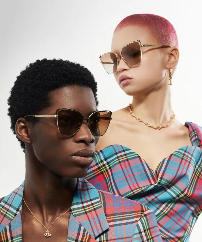 WomenMen Ada Gold Vivienne Westwood Sunglasses WomenMen Ada Gold Vivienne Westwood Sunglasses