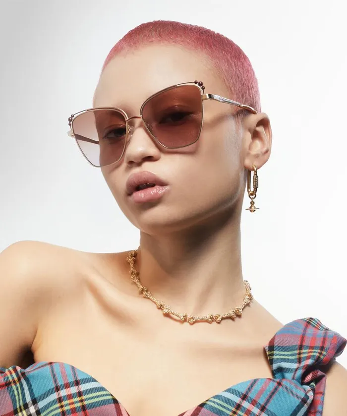 WomenMen Ada Gold Vivienne Westwood Sunglasses WomenMen Ada Gold Vivienne Westwood Sunglasses