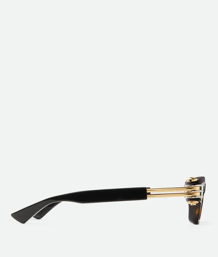 WomenMen Bottega Veneta Sunglasses Bolt Squared Sunglasses Havanabrown