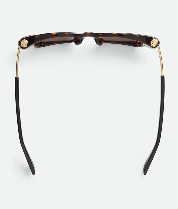 WomenMen Bottega Veneta Sunglasses Bolt Squared Sunglasses Havanabrown