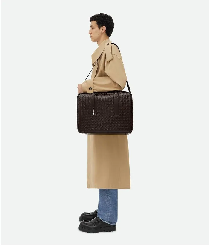 WomenMen Bottega Veneta Travel Bags Getaway Weekender Fondant