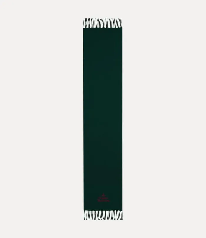 WomenMen Embroidered Scarf Darkgreen Vivienne Westwood Scarves And Ponchos
