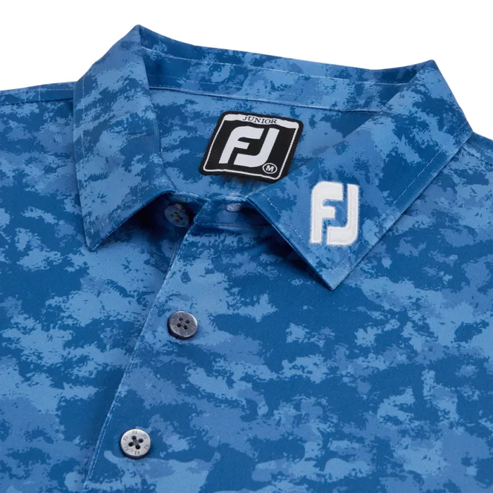 WomenMen FootJoy Apparel Cloud Camo Shirt Junior 8211 FJ Tour Collar Twilight WomenMen FootJoy Apparel Cloud Camo Shirt Junior 8211 FJ Tour Collar Twilight