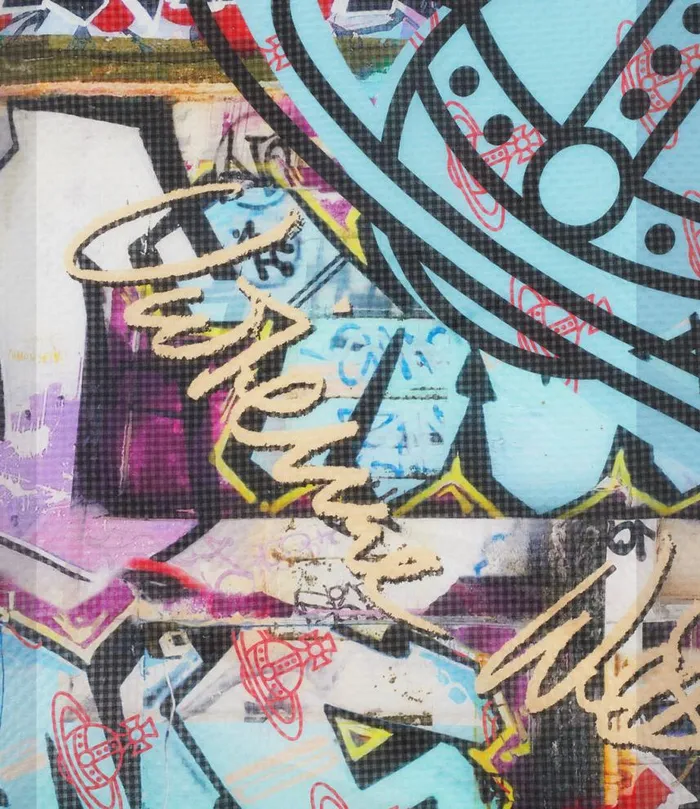 WomenMen Graffiti Bandana Turquoise Vivienne Westwood Scarves And Ponchos WomenMen Graffiti Bandana Turquoise Vivienne Westwood Scarves And Ponchos