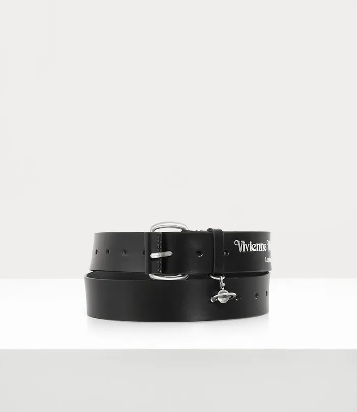 WomenMen New Wide Alex Charm Belt Black Vivienne Westwood Belts And Harnesses
