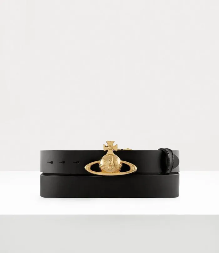 WomenMen Orb Buckle Belt Black Vivienne Westwood Belts And Harnesses