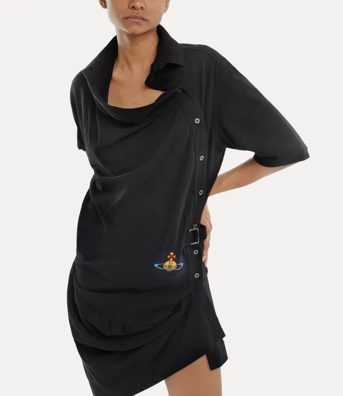 Women Ming Polo Dress Black Vivienne Westwood Dresses Women Ming Polo Dress Black Vivienne Westwood Dresses
