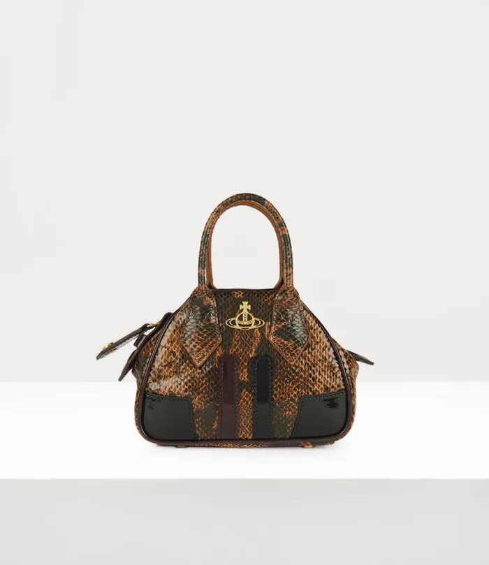 Women Mini Yasmine Chain Bag Tan Vivienne Westwood Handbags
