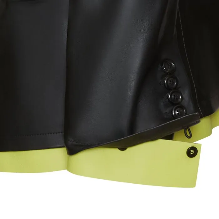Women Nappa Leather Blazer With Contrasting Edging Black Fratelli Rossetti View All Women Nappa Leather Blazer With Contrasting Edging Black Fratelli Rossetti View All