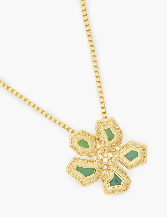 Women Necklaces Zimmermann Natura Pendant Goldagate