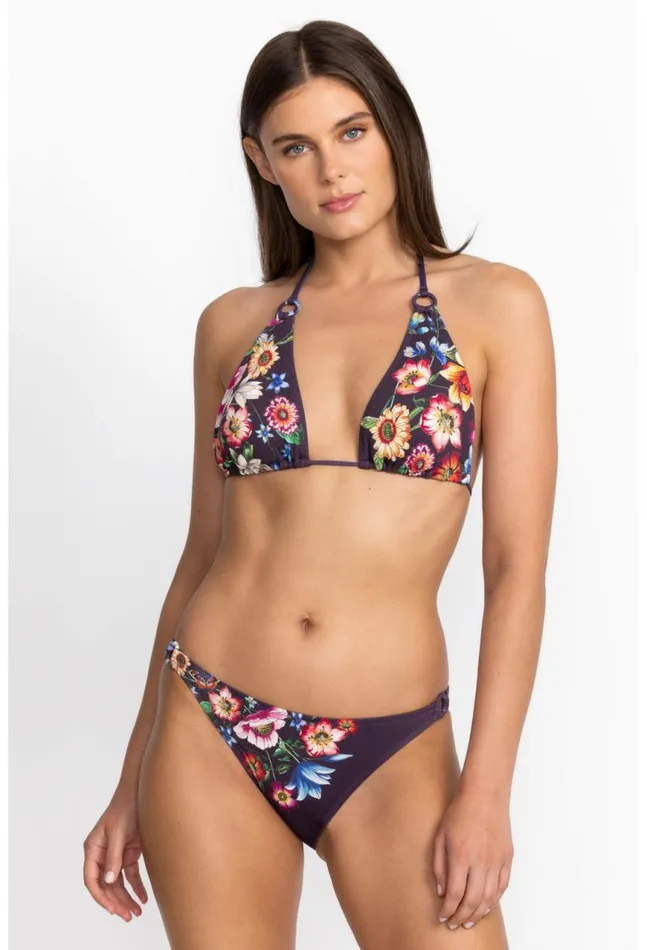 Women Ombre Floral Ring Bikini Top Ombre Floral Johnny Was TwoPieces