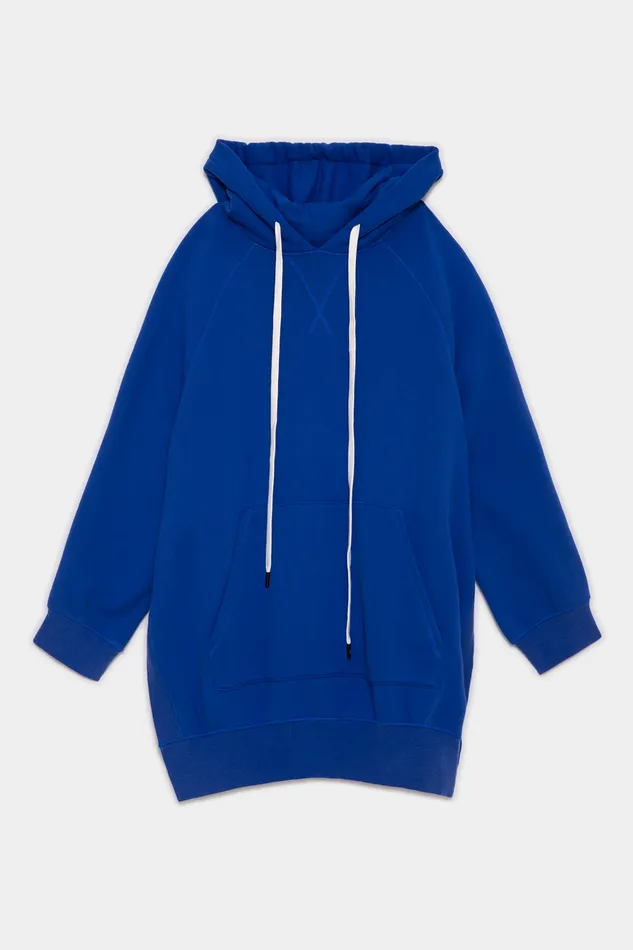Women Oversized Hoodie Cape 8211 Royal Blue Sweatshirts R13