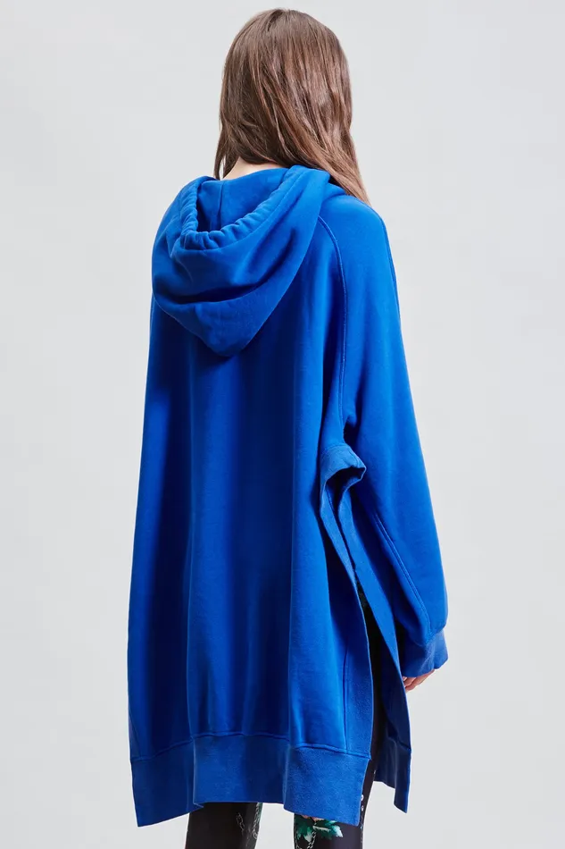 Women Oversized Hoodie Cape 8211 Royal Blue Sweatshirts R13